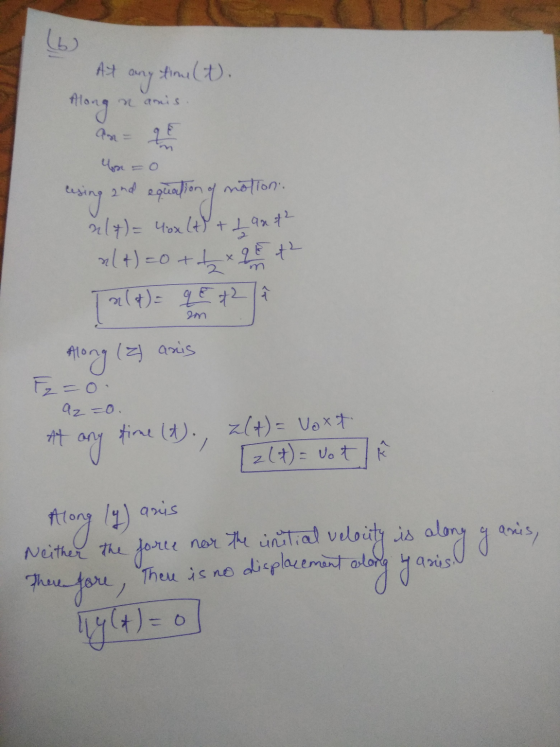 (ط) any time to n amis Along ang 21 spaling motion motion. a(y) = 4ox (t) + L ant2 alt=0+ [ al a(t) = QE+2 Along + tax + am (