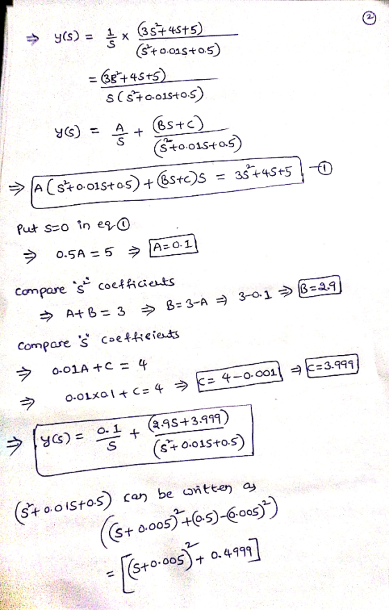 2. compare s coutHdats compare s coetfieiets ラ 0.01x01 t Cz 4ラに (S+0.005)ナ0.4999 =