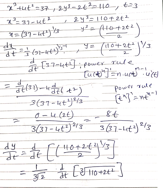 2 2 rule at d = x²tht² =37 , 243-2t2_110, t=3 x² = 37-ut² 2y3 110+2+2 n= (37-4+²)/3 y3 they tot2t2 da llo+2+2 | 3 d t = 1/2 (