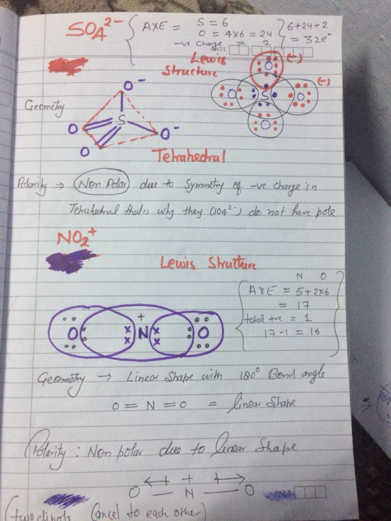 2- S=6 O 4X6 =24 ve ChaTE 26+24+2 =32e AXE = 2 Lewis Strutkare Geamihy Tehahecral Nen Polay due to Symthy anly Tehabachral th