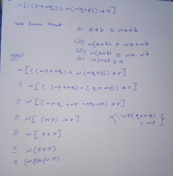 nse knno thaA . d) a→b =p/a+b ご~