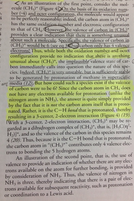 In this text, valence = (number electrons in