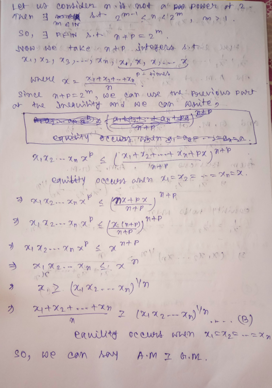 Let us consider mon not at po power of 2 Then I non sit amals ng 2l2m, m 22 m . MEIN & to L So, I PERIN site n&p=2m. snow we