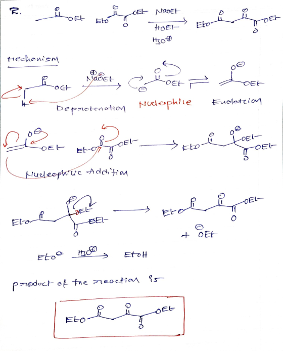 R. fere with OEL MAQEF OEL Elo one by one POEL HOEL- EO tsoo Mechanism NAOEE CE- - Enolation beprotenation Nudeophile O per m