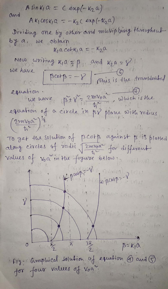 ST) 0 6 h I Beorp -8 1 A sink, a = exp(-K2 a.) or and A Kicos K, Q = -K2 ( exp(-K, a) Dividing one by other and multiplying t