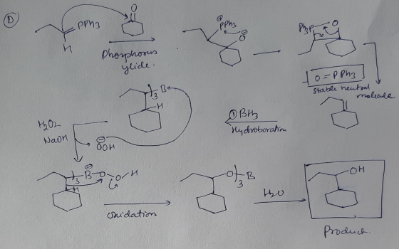 @phy PPHz n Phosphorus Glide. to=P Phz 7 stable neutral moleale 1202 Biz Hydroboration [ Naon Bon -ot B OH cridation Product.