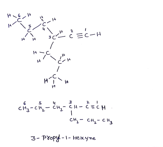 - ۲ ۳ در C =C-H 2 نفر 3 م؟ برج - ا - ا - - 2 4. C = C CH - C - C را 3- Popy - 1 - Hexye