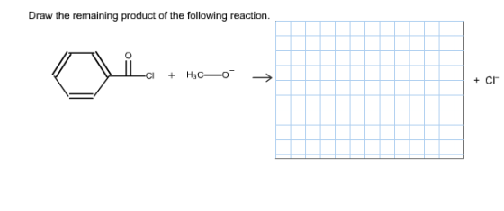 Image for Draw the remaining product of the following reaction.