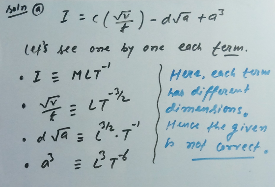 lets see each term. soln @ I = c(17 2 ) - dia ta? one by one I E MLT Here, each termo has different LT 32 dimensions Hence t