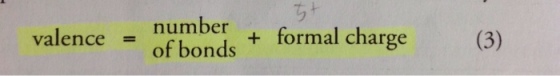 In this text, valence = (number electrons in