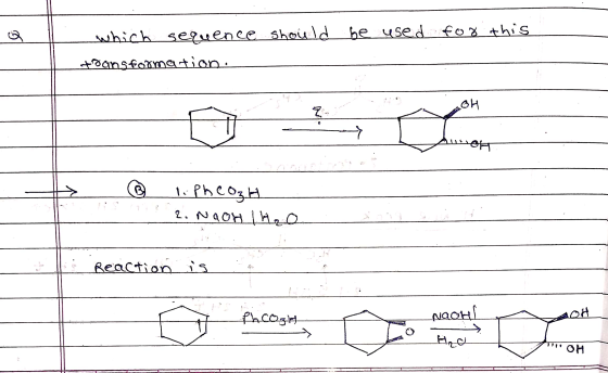 for this which sequence should be used tansformation: 24 OH weet Личен ☆ lipheoph . 12. Naon 1 H2O Reaction is NOC
