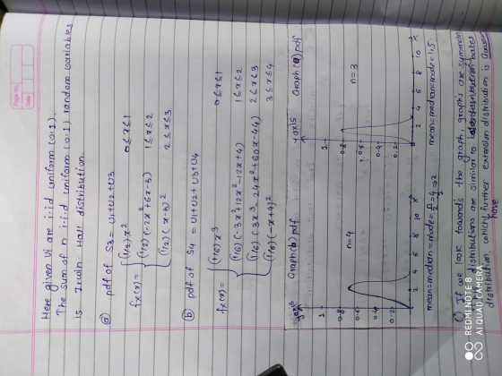 distribution , coniche further extension distribution is Quassion Here give given vi are i-id uniform (011). The sum of n iin