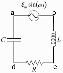 E, sin(wt) n Sin(a) t a C L C R b 110000 d