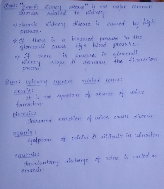 common disease is the major to kidney. disease is caused by high Onns: Chronic kidney disorder related - chronic kidney pre