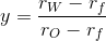 y = W -s ro-rf