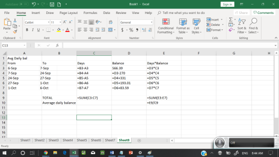 AutoSave Of Book1- Excel Sign in O Tell me what you want to do Comments File Home Formulas Review View Help Share Insert Draw