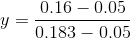 10.16 -0.05 9=0.183 -0.05