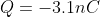 Q=-3.1nC