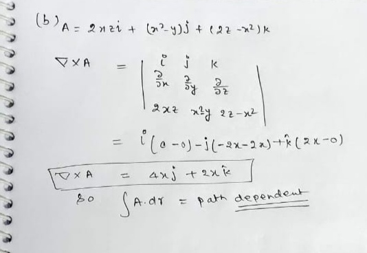 5А - 2мгі (?-9)j + 22 -2 ) k TXA i į k | 5 3 3 | 2 x 224 22-x ) -it-2х-2)-k(2х-о) [exA - ля i txt Т. о ..dr = path dependent