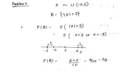 x U (-5,5) 2 5 3 D