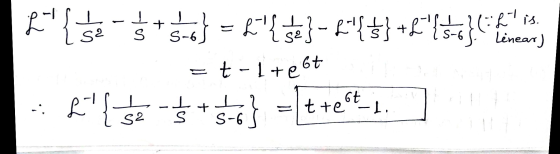 1 P { . L S + 52 Linear) - R} - £{s} +p{t} CE = t-L+e6t ttet.. S-6S ㅗ , 엔 + S2 th