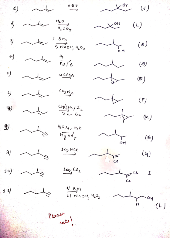 1) неу (т) 3) он H2O на то, (L) 3) у Виз 2) аон, но. (в) ОН +) Н, Parc (9) s) м съд (9) 4) CH2N? (6) 7) сиси ) I, Zn- Cu (4)