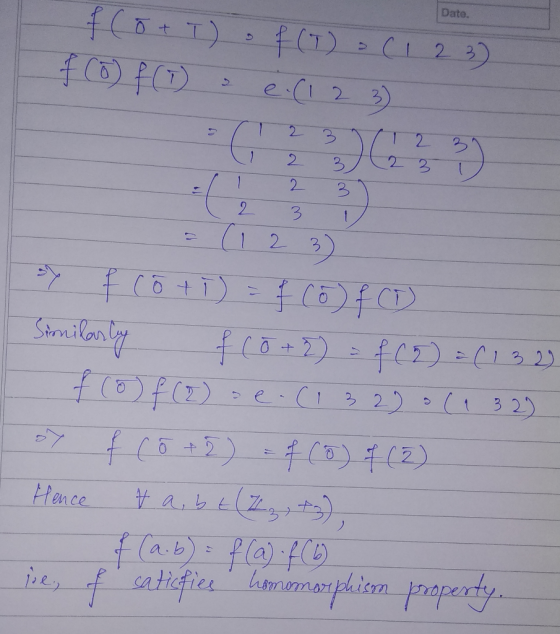 Date. to + I) F() > CL 23) fofo se.(123) C 2 3 U 2 12 31 2 3 1 3 2 3 1 = (1 2 3) sy flő +1) = f (5) f D) Similarly f ( 5 + 2)