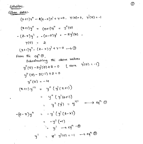 Sotutionz. Given data YO)2 SubstAtttin h above valuei