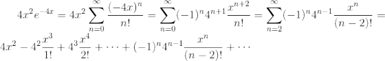 4.02e-46 = 4.12 4.0 z ) 4n+12+2 -= (-1)An-1 (n − 2)! n =0 412 - foam to podmiet... +(-1)go--27 +..