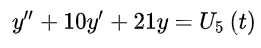 g +10g + 2lg = Us (t)