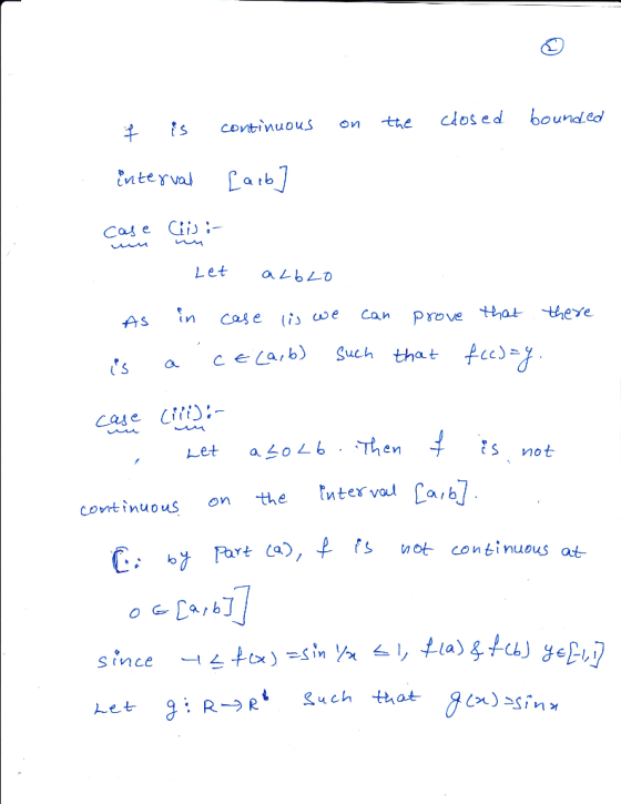 芊 continuous on te closed bounded in case i can Prove that here s a Lab Such that fec en not continuous on the tnter val S n