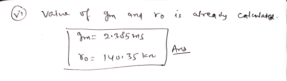 S. value of you and ro is already calculated. m= 2.385ms Ars No= 140.35 kn