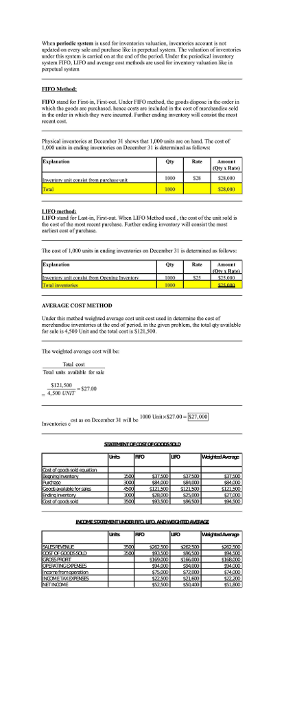 When perlodie systemm is used foe inventorics valuation, inventorics account is not updated on every sale and purchase like i