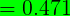 =0.41
