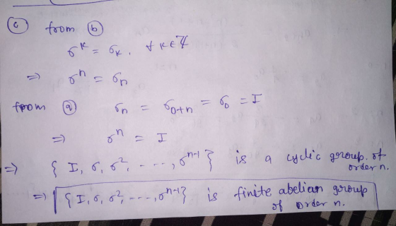 from 6 6 . &KEY rk бр Ion from q on a Soth = = I on 18 ordern. { I, 6, 62, ..., ght? a cyclic group of = 1 { 1, 6, 83, ..., g