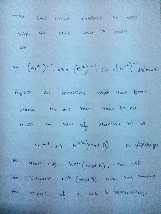 as usaア he hm). uw a lb Can Cal cuate ho mod 8) wim oaand b a ana espec vely.