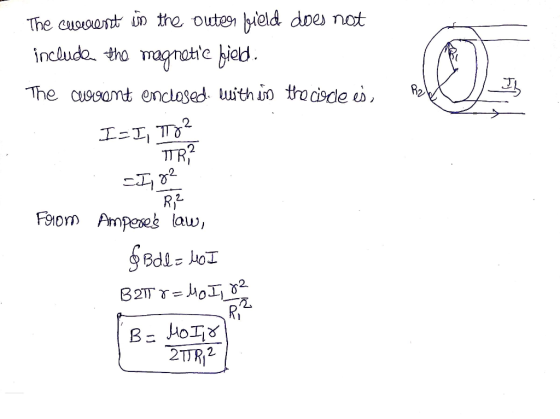 4 The awesent in the outer field does not include the magnetic field. The coont enclosed. luithin the code es, Rizle I-I, 177