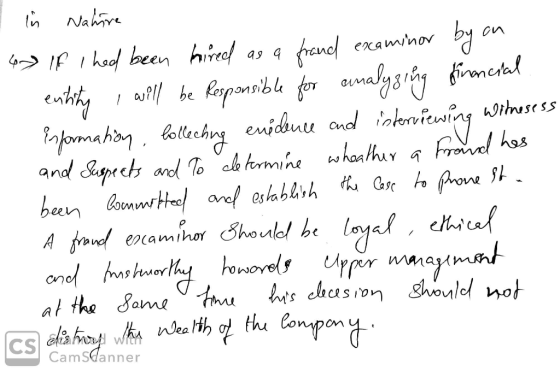 in Nahive . > If I hed been an hired franc examinor by as q enthly I aill be Ropansible for amalyzióg firmeral Paformahion, b