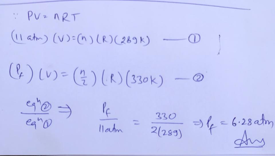 : Рух лет (11 atm) (1)-(W) (R) (269K) -0 1 C) ()= (%) (R) (330k) —@ equo 7 If - 330 atle= 6:28 atm llein = 330 2/2891 f = 6.2