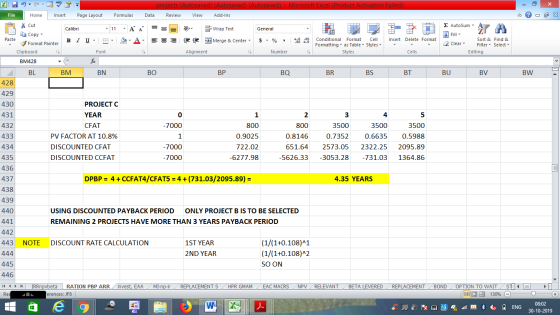 projects (Autosaved) (Autosaved) (Autosaved) - Microsoft Excel (Product Activation Failed) Data Review View Add-Ins Formulas