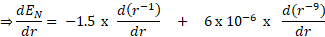 DEN dr-9) -1.5 x dr-1) dr + 6 x 10-6 x dr dr