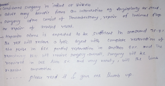 Bitteti considered surgery in infant as children adult may benefit from an intervention eg. Angioplasty as stent. surgery oft