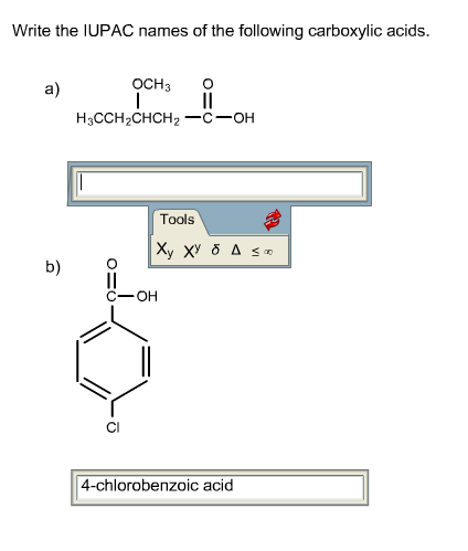Write the IUPAC names of the following carboxylic