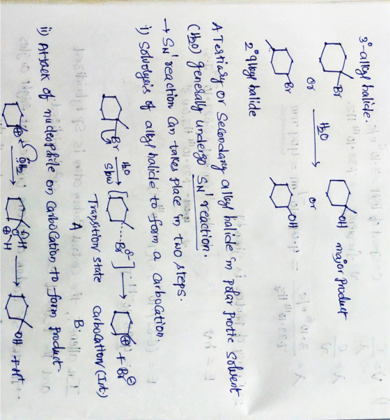 ludo 3-allcgl halide. In p [ OH major Proeveet u to - or or By IP OH Door 2°qlaye halide A Testialy or Secondary alleg halide