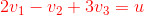 201 – 02 + 303 = u