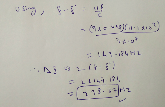 using С f-f = ut - (хоч 48)(и - 110*) - о = 149.184 Hz э . (+ - ) - 2 х 14° - 19 я 8. 33Hz ...