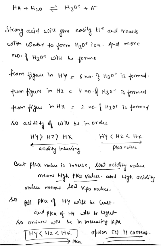 HA + H20 F Hoof +A Strong aid will give easily Ht and reacts with Water to form H₂otion. And more no. 4 Hzоt ju м от from fig