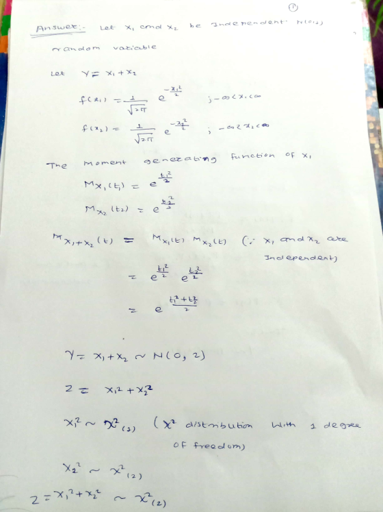 Answe - Le X molbe holerendent NO) random variable LOE Y X + X2 ;-cola. i-colx.com frein at $(4.) t ea e ; -2 dicas function