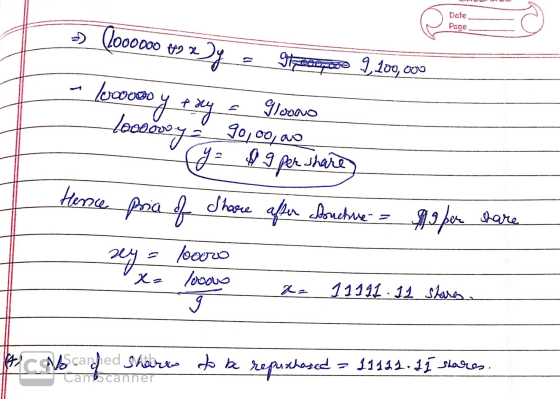 Date Page -) (2000000 yg x by Stavano 9109, ooo - lerooomo y psy Glooms Looooooy go, oo, ao y = 4 9 per share Hense pria of s