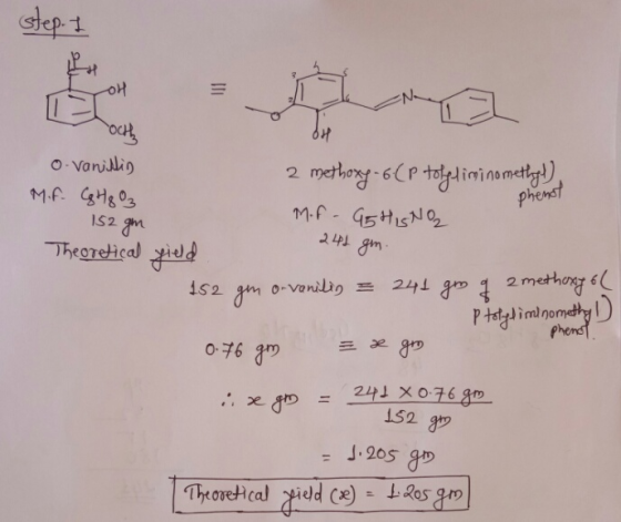 step. I octhy HP M. f. Cg H803 152 gm phenst 244 gm. SNg o vanillin 2 methoxy-6CP togtioinomethyt) M. f - GEHISNO Theoretical